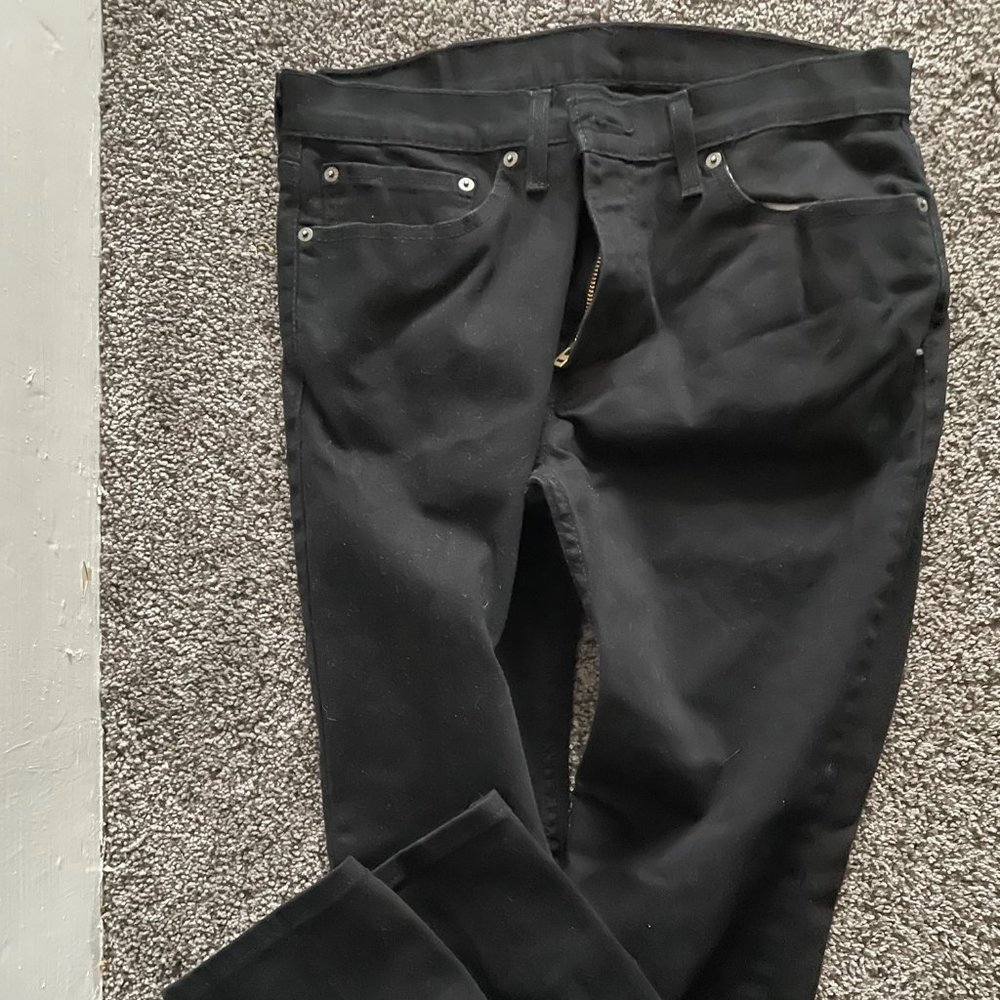 Black Levi's 511 Slim Jeans - 34x30